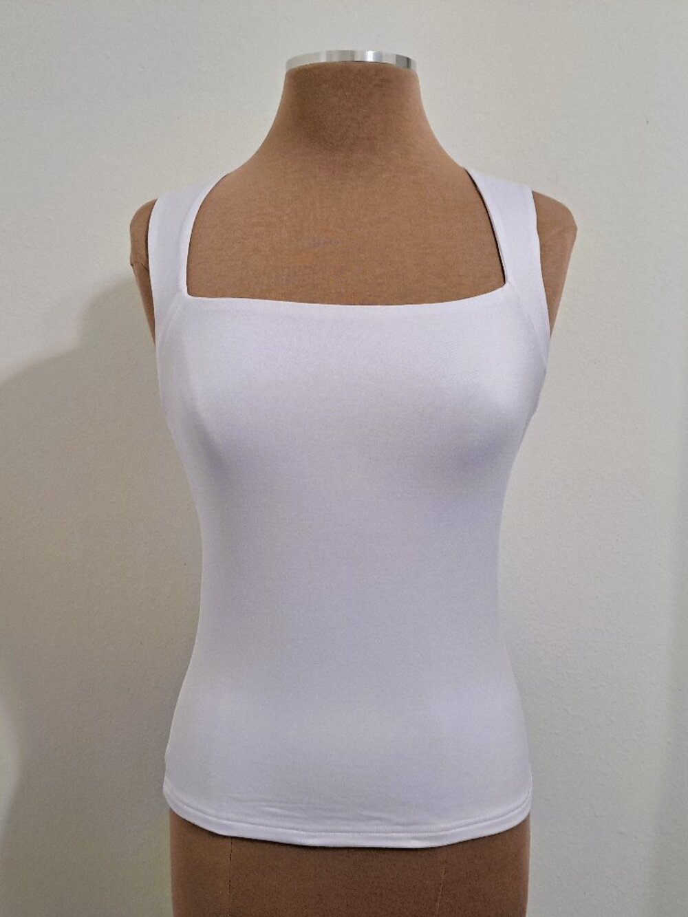 Own Time Women's Lining Tank Top White Color Size